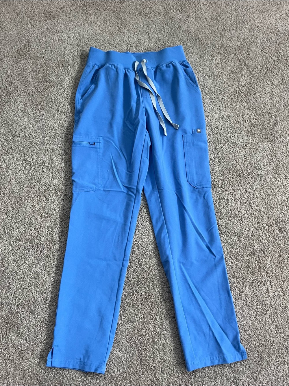 FIGS ceil blue pants